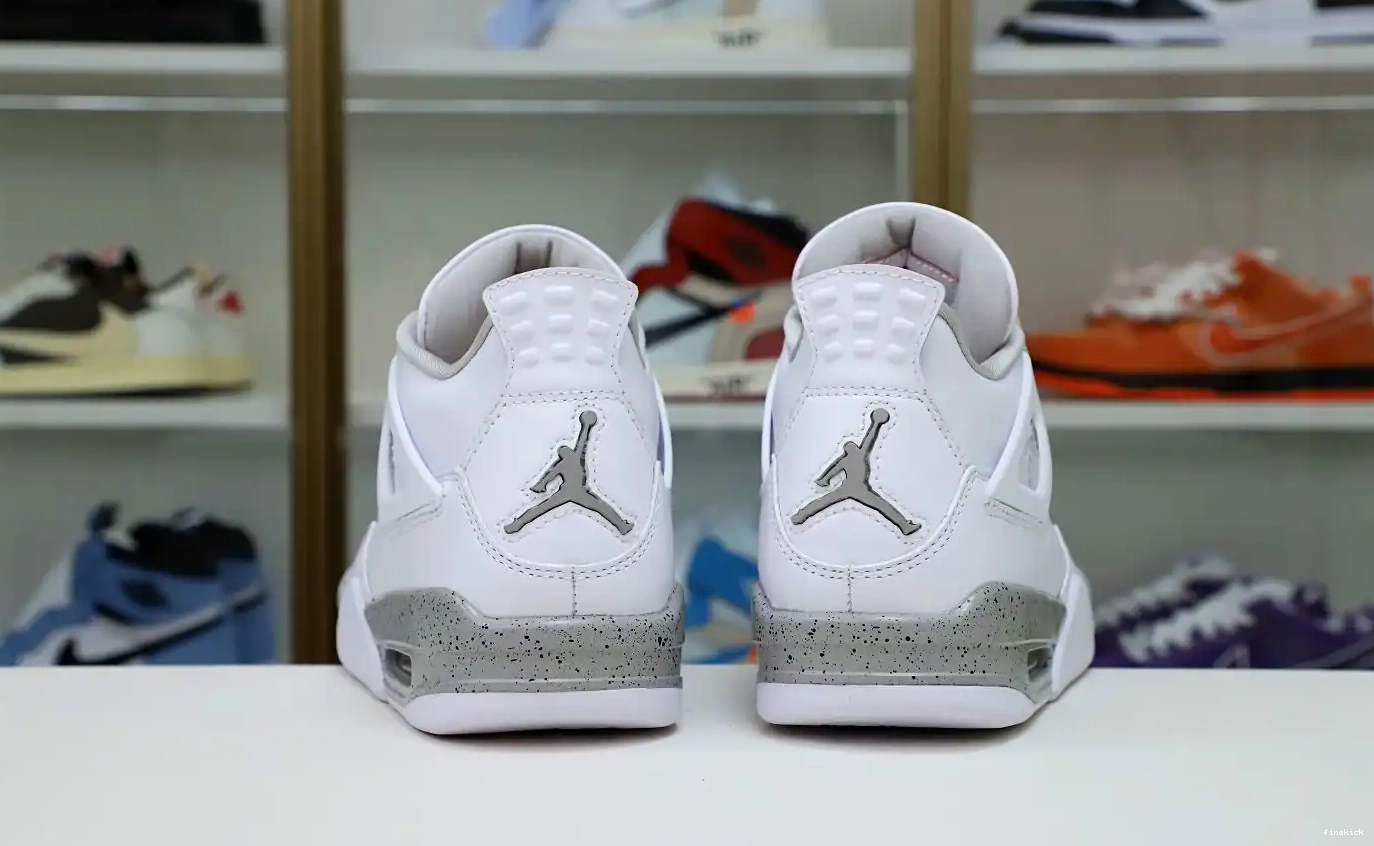 OREO' JORDAN AIR 4 'WHITE RETRO 0616
